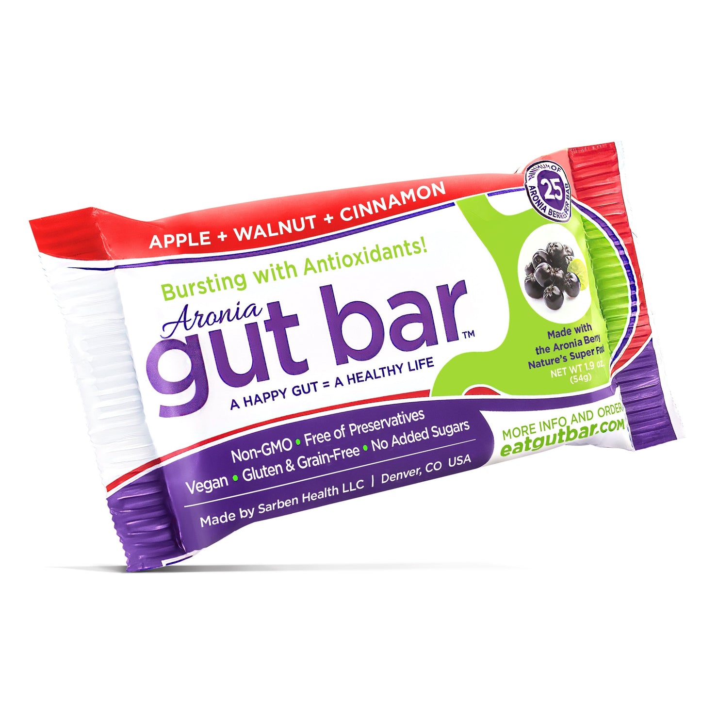 Gut Bar Apple Walnut Cinnamon