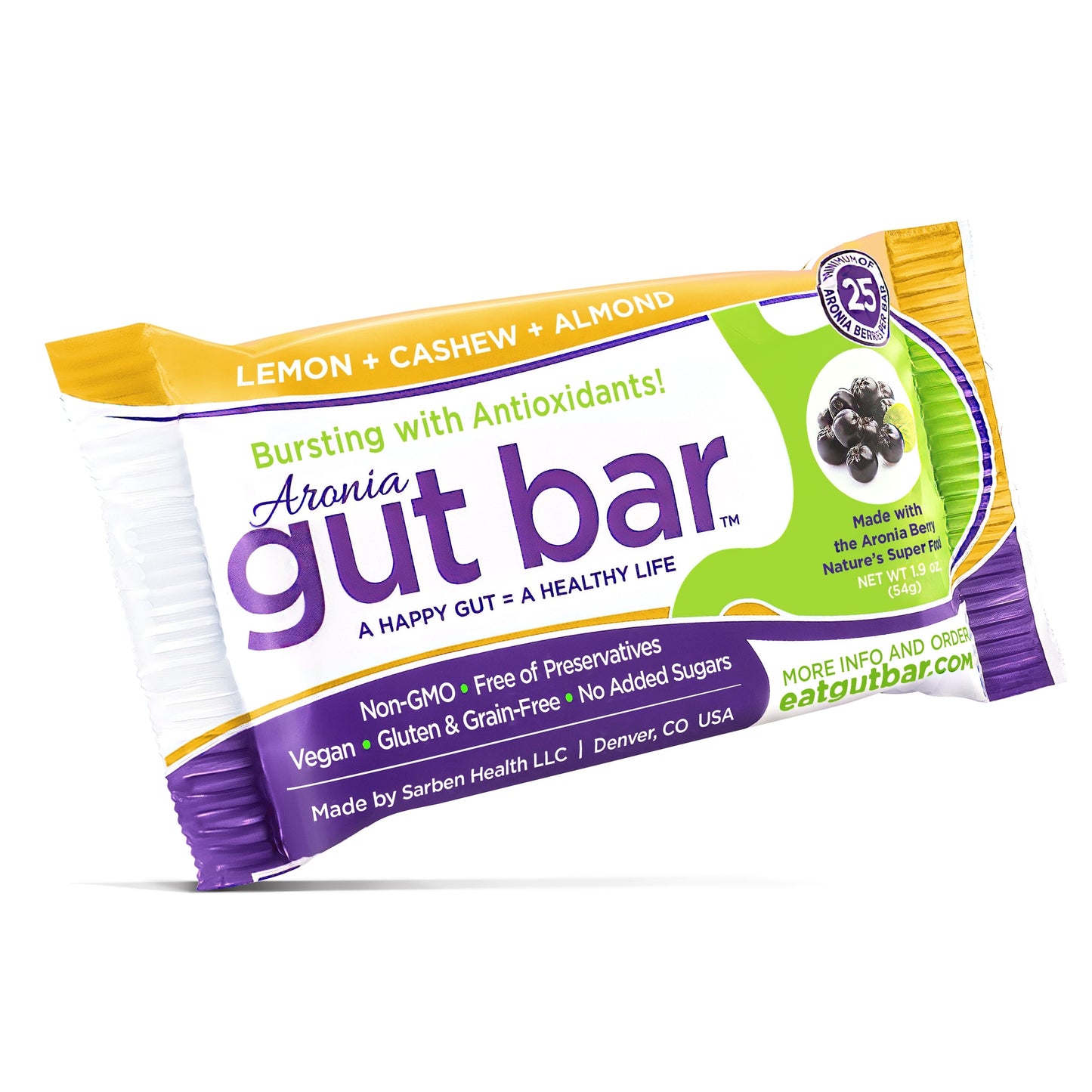 Gut Bar Lemon Cashew Almond